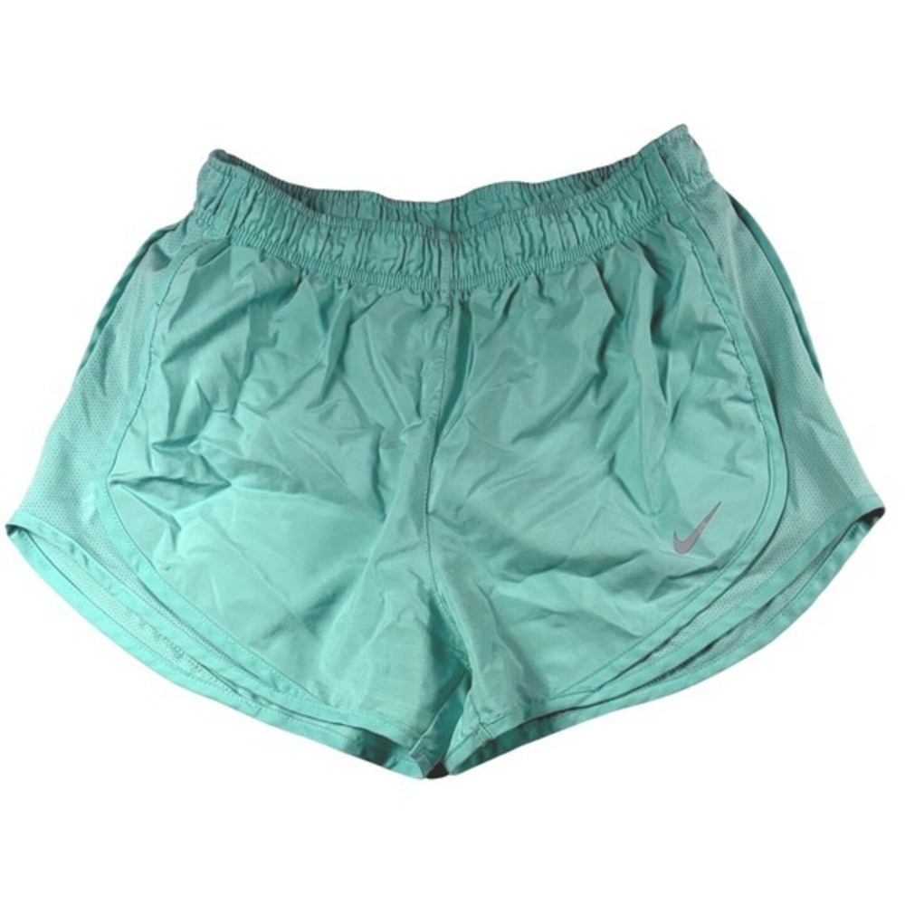 Nike Dri Fit Running Shorts Womens Teal Size Small Athletic Gym Workout